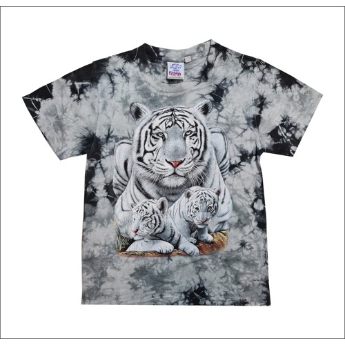 Tričko bílý tygr K126