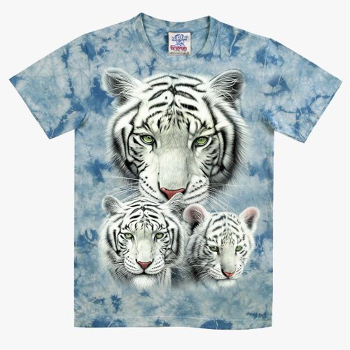 Tričko bílý tygr K209