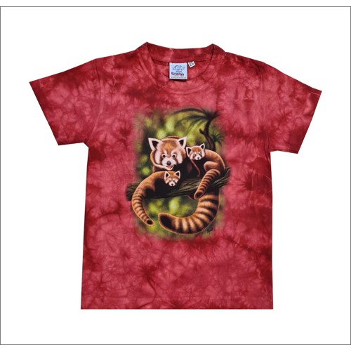 Tričko panda červená MB 13