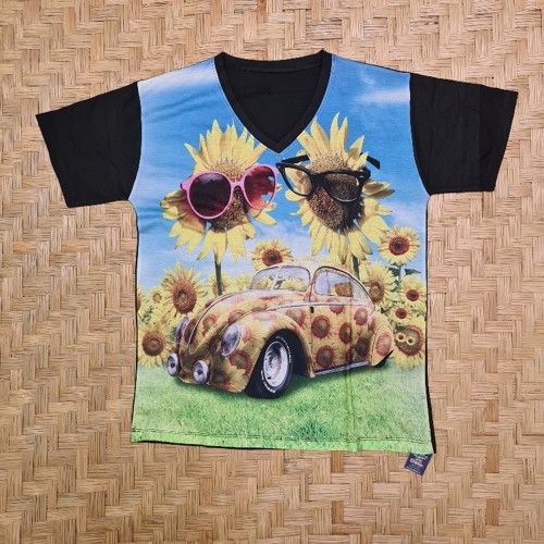 Tričko VW Brouk slunečnice