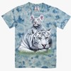 Tričko bílý tygr s mládětem K170 (vyberte veliko...